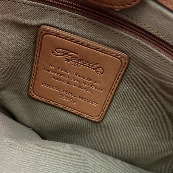 Vintage Y2K Fossil Hobo Straw Tote Bag 75082 - Picture 2 of 4